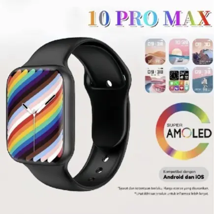 Smartwatch X10 Pro Max Hitam