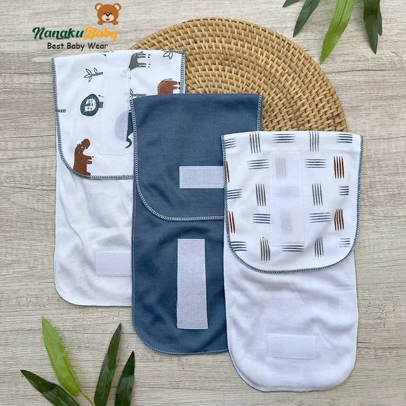 Nanaku Baby X Moku Baby - ( SERIES BIRU DENIM ) Gurita Instan Rekat Isi 3 Pcs Rekomendasi Usia 0-3 Bulan