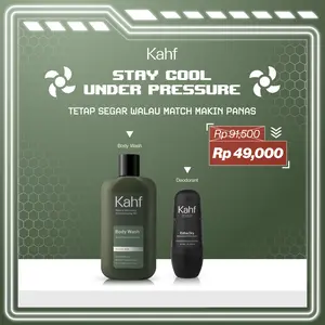 [BASIC SKINCARE FOR GAMERS - KAHF BUNDLE 2IN1 PAKET PERAWATAN BADAN] Paket Body Care (Deodorant + Body Wash) - Badan Tetap Segar, Wangi, dan Bebas Keringat Seharian - Suitable for Daily Use