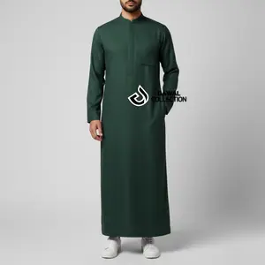 Baru Gamis Pria Jubah Zamir Busana Muslim Tipe Kancing Hidden Button Bahan Katun Premium Sedia Ukuran Jumbo