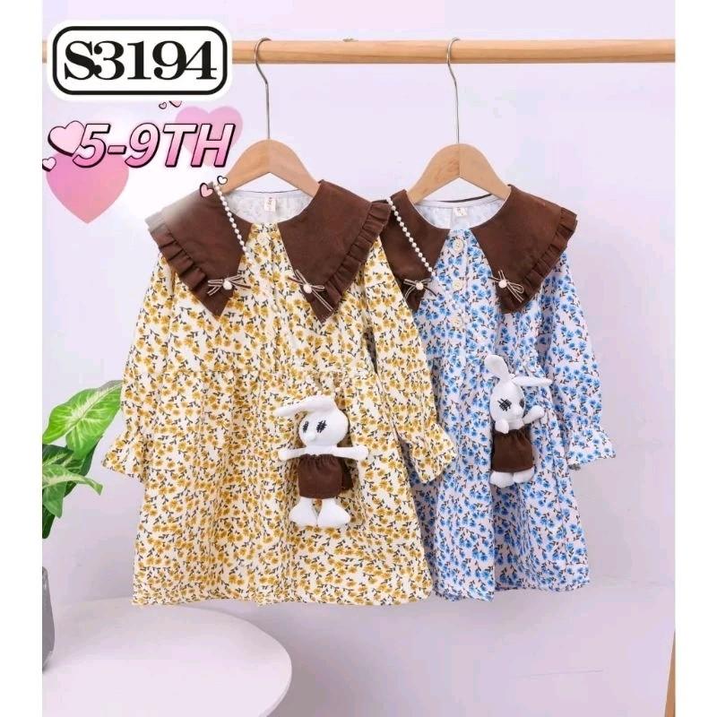 4-9th dress premium - dress anak import- dress Polos - dress boneka - rok anak cewek 0