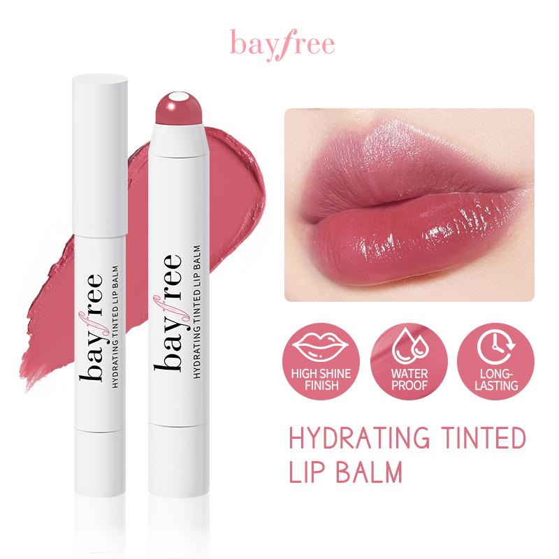 Bayfree-Son Dưỡng Môi Thuần Chay Dưỡng Ẩm, Son tint Mịn Và Vết Bẩn, Kết Thúc Độ Bóng Cao, Son Môi Sandwich Với Vitamin E, Trang Điểm Màu Môi Khác Nhau Sẽ Có Sự Khác Biệt Màu Sắc Nhẹ Trên Môi