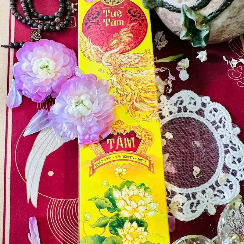 Alofa Nhang Phong Thủy Tuệ Tâm 114 Nén - Sản Phẩm Tự Nhiên An Toàn Cho Sức Khỏe & May Mắn 7