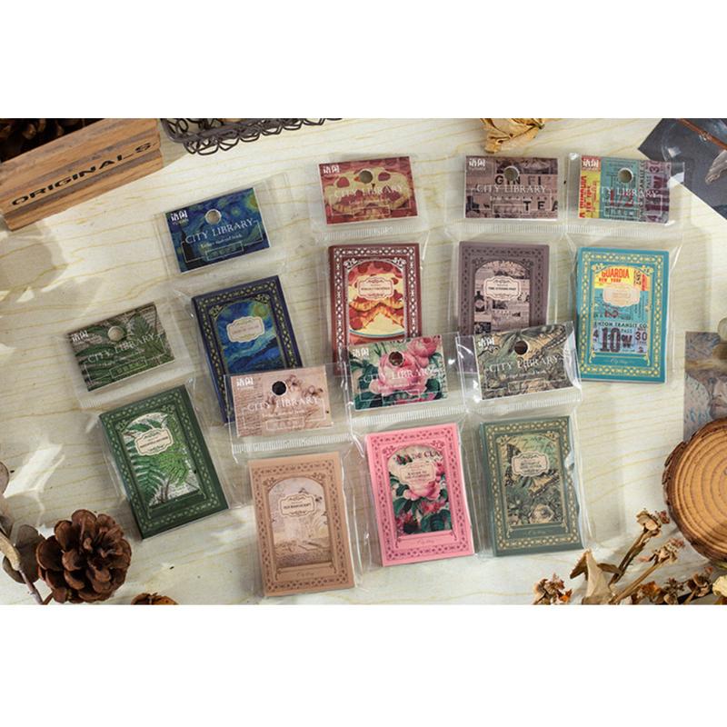 【MAPLESOL】100Pcs Scrapbook Deco Paper DIY Planner BuJo Kertas Decor Journal / Kertas Dekorasi Planner Hiasan 5