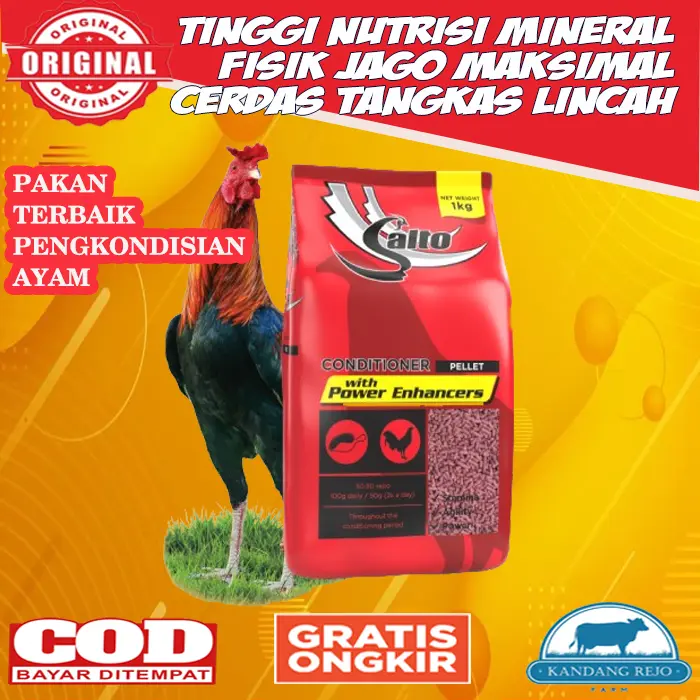 Pakan Ayam SALTO CONDITIONER PELLET with Power Enhancers 1 KG