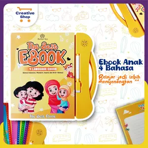 Mainan Buku Edukasi Anak | EBook Anak 4 Bahasa, Buku Elektronik Edukasi Anak, Buku Belajar Anak, Ebook Anak Belajar sambil Bermain, buku bayi Balita Anak usia Dini 0 sampai 6 bulan