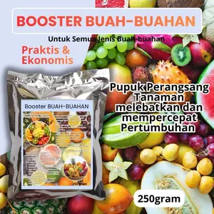 Booster Buah-Buahan 250gram Pupuk Perangsang Tanaman Melebatkan dan Mempercepat Pertumbuhan Praktis & Ekonomis