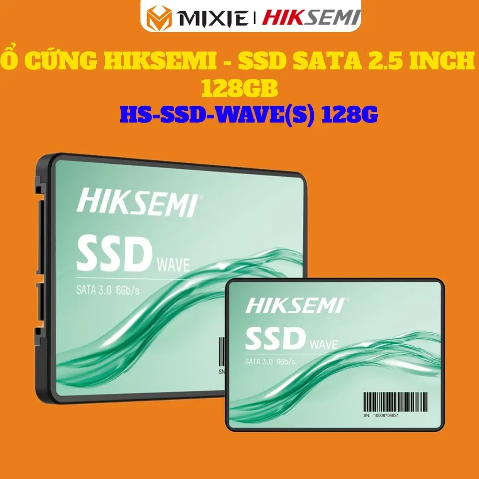 Ổ CỨNG - SSD SATA HIKSEMI 128GB SATA 2.5inch - Bảo hành 36 Tháng.