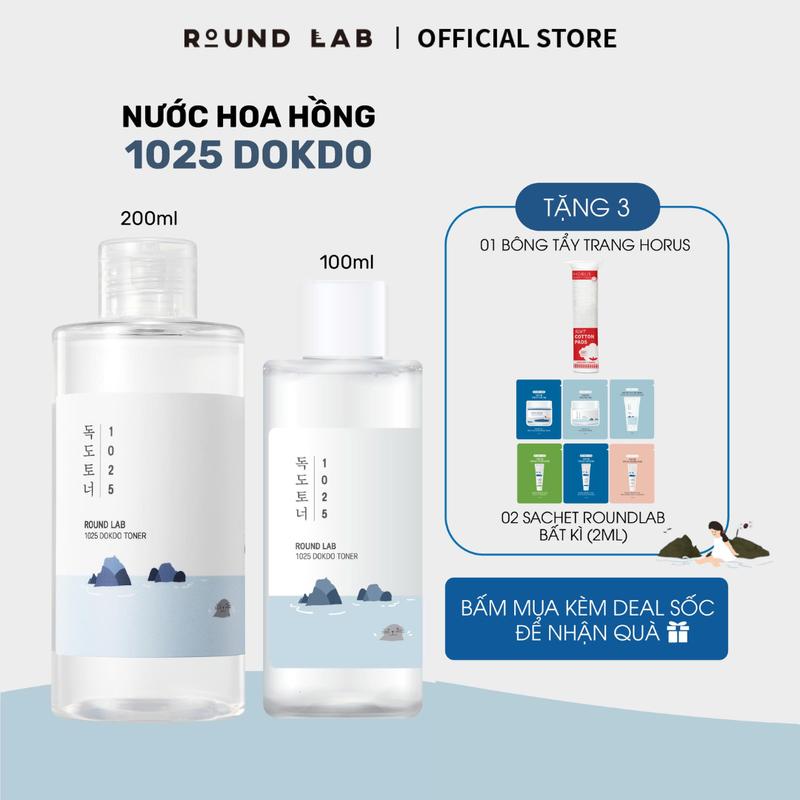 Nước hoa hồng Round Lab 1025 Dokdo Toner cân bằng da