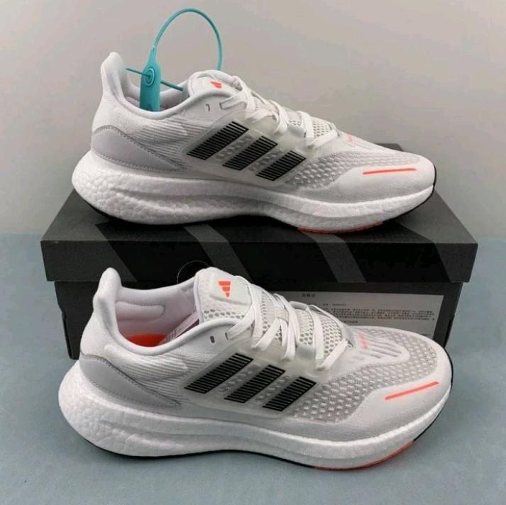 Sepatu Runing PureBoost 22 Heat.RDY Cloud White Solar Red - 40 1