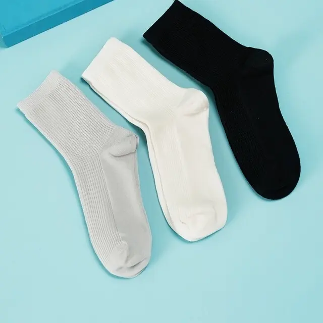 878139560045 XTEP Men Casual Running Socks Cotton Sports Socks 3 Packs