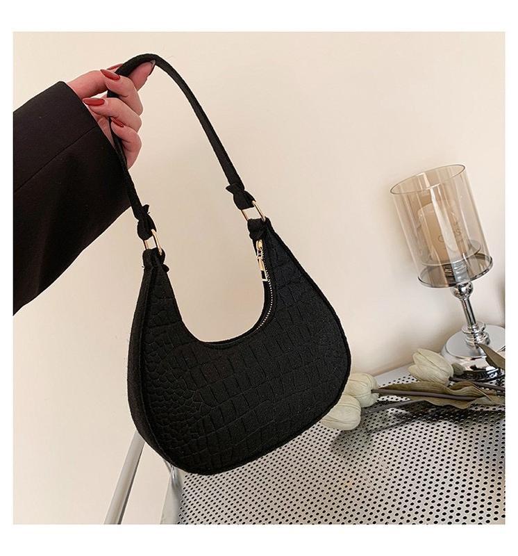 Beg Ketiak, Rekaan Ringkas, Diperbuat daripada Perisa Buaya IRA, Beg Tangan, Sesuai untuk Wanita, Beg Bintang, 2024 Bags Handbags 4