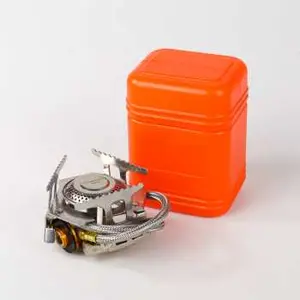 Kompor Gas Portable Lipat Ultralight Camping Stove Outdoor - WSS-201 - Silver
