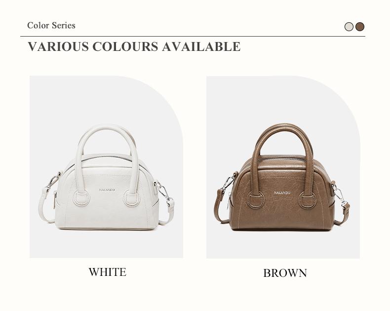 【Gia Bag】NALANDU Tas Selempang Wanita Elegan Fashion Sling Bag Bahu Cewek Kekinian Kulit OOTD Tampil Mewah