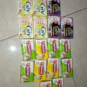 10 pcs Sabun Mandi GIV Batang kemasan 72gr Soap Lily
