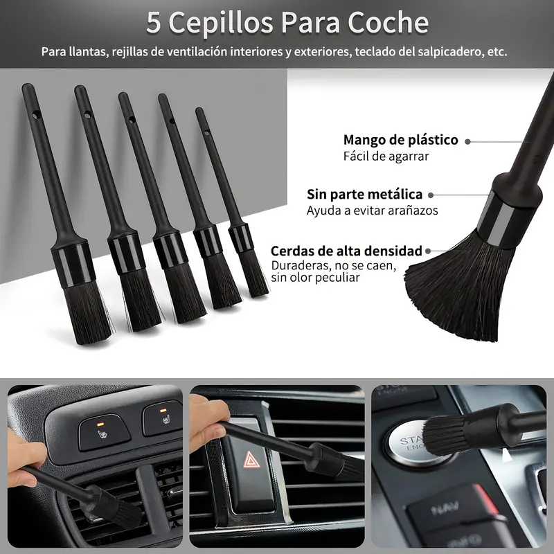 Kit De Limpieza De Coche Con Cepillo Eléctrico De 23 Piezas - Foto 2