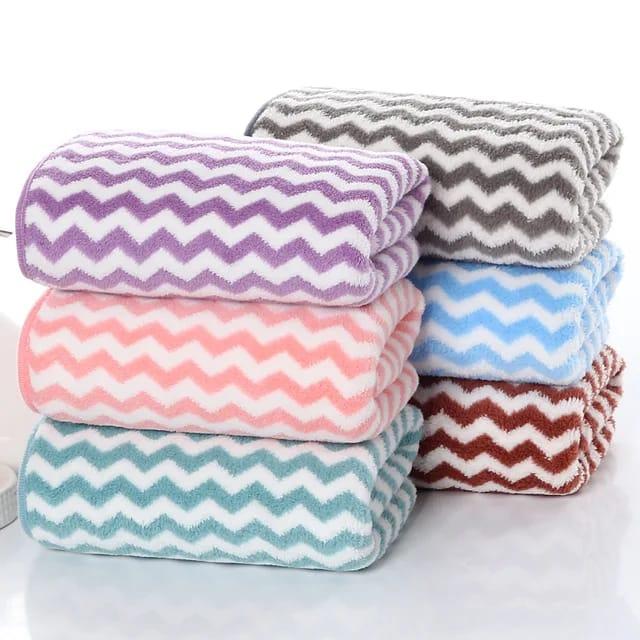 COD Paket Handuk Dewasa 3 pcs Handuk Microfiber uk 70 x 140 cm Hadiah Kado 6