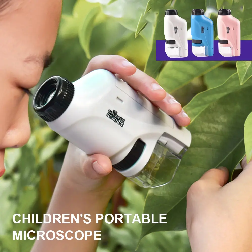Linmora Mikroskop Mini Pocket Lab 60-120X Magnification - LZ8602