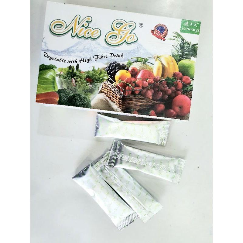Nice Go Vege with High Fibre Drink (Jenkangs) 25 packs X 15g - TikTok ...