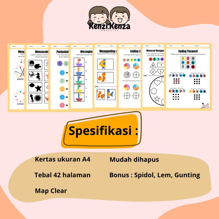 BUKU CODING UNTUK ANAK TK DAN PAUD by Kenzikenza - Shop | Tokopedia