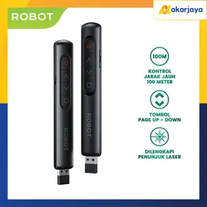 ROBOT RLP01 Laser Pointer Wireless Presentation Pen Remote Control 2.4G