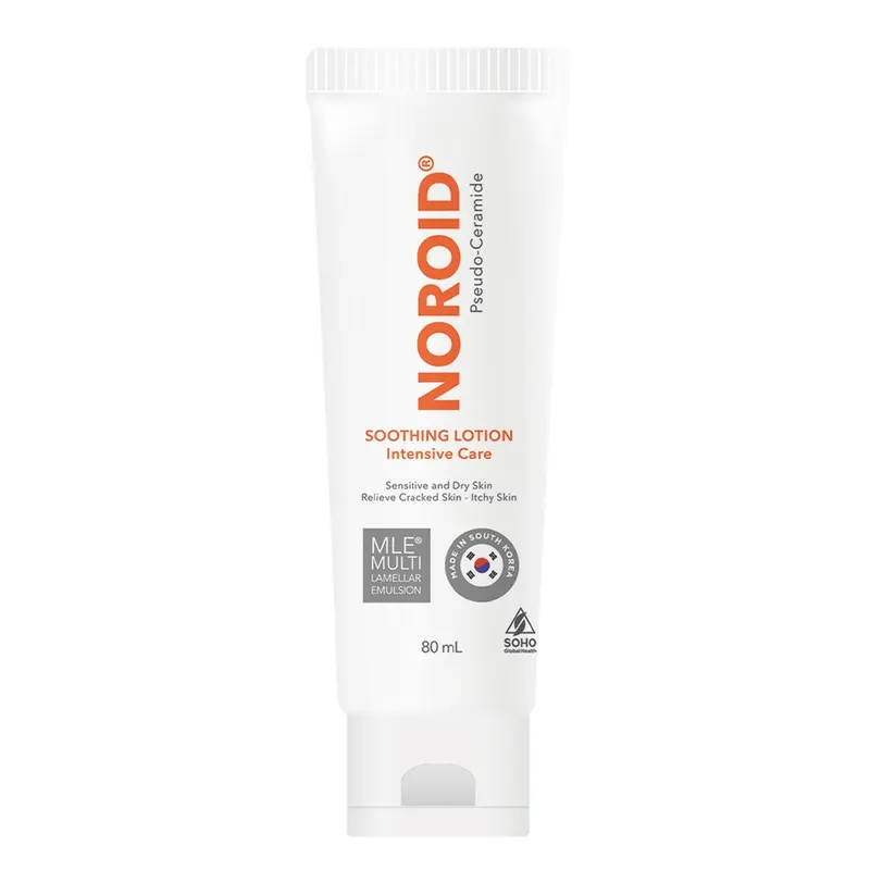 Noroid Soothing Lotion Pelembap Moisturizer Harian Untuk Semua Tipe Kulit (Normal, Kering, Berminyak, Sensitif) - [Starter Pack 80ml] 1