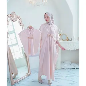 kaftan couple Ibu Anak | kaftan lebaran | gamis lebaran | baju muslim
