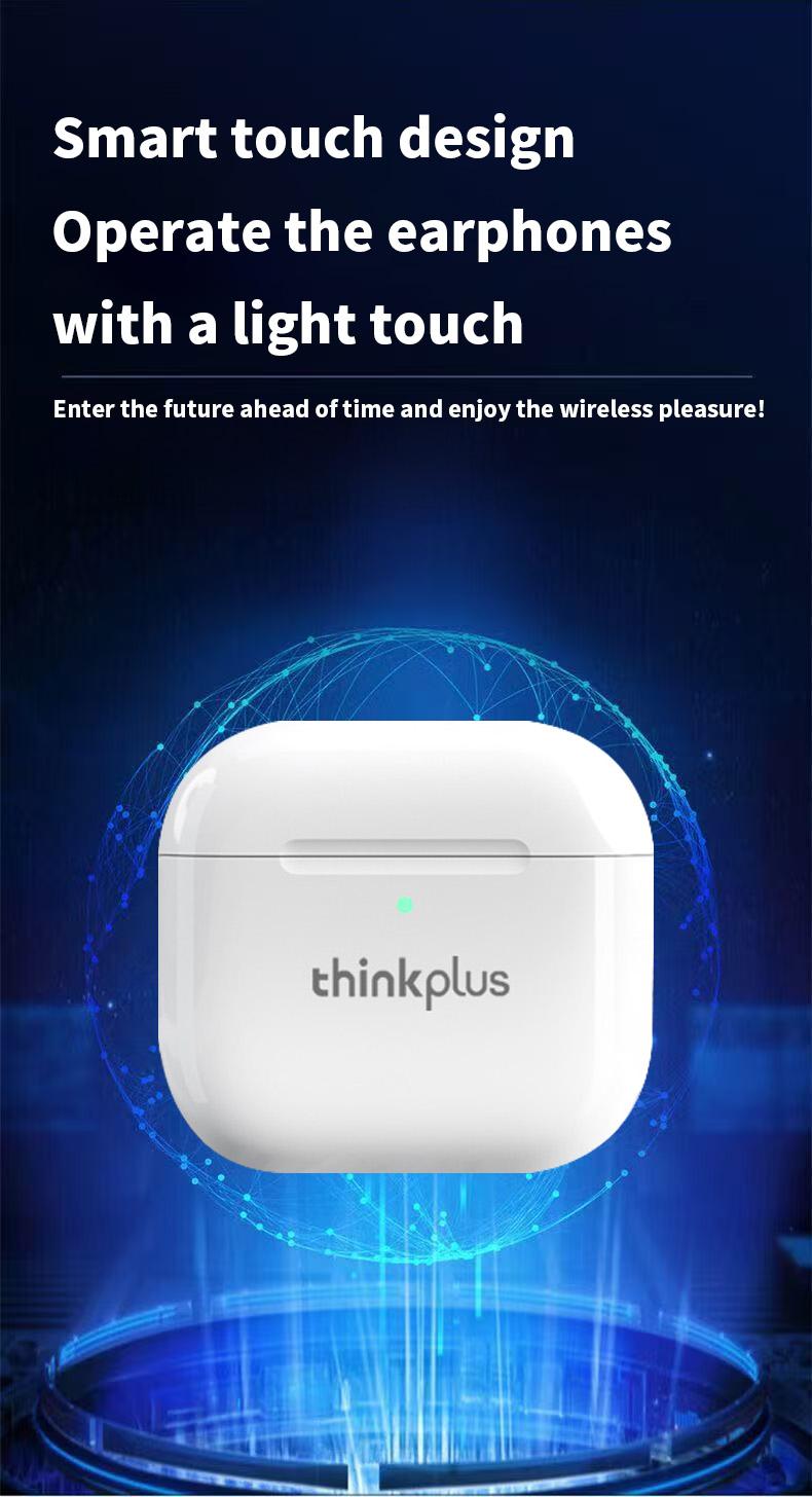 Lenovo thinkplus AI 2026 New Air Pro True Wireless Bluetooth Earphone Headphone Suara HiFi Latensi Rendah Pengurangan Kebisingan Earbud untuk iPhone Android