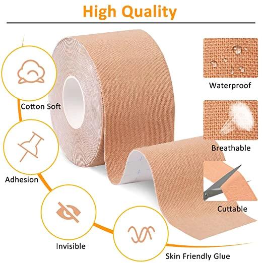 Product Introduction of Body Boob Tape 5cm x 5cm Penutup Payudara Push Lift Up Pengangkat Cover Bra Tape Roll Selotip Pad Bh YY007 23