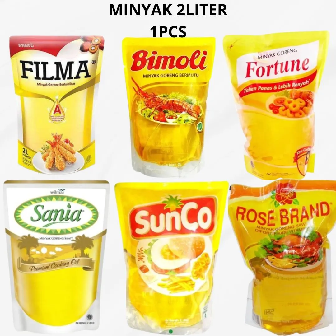 1pcs Minyak Goreng isi 2Liter asli untuk kebutuhan memasak di dapur