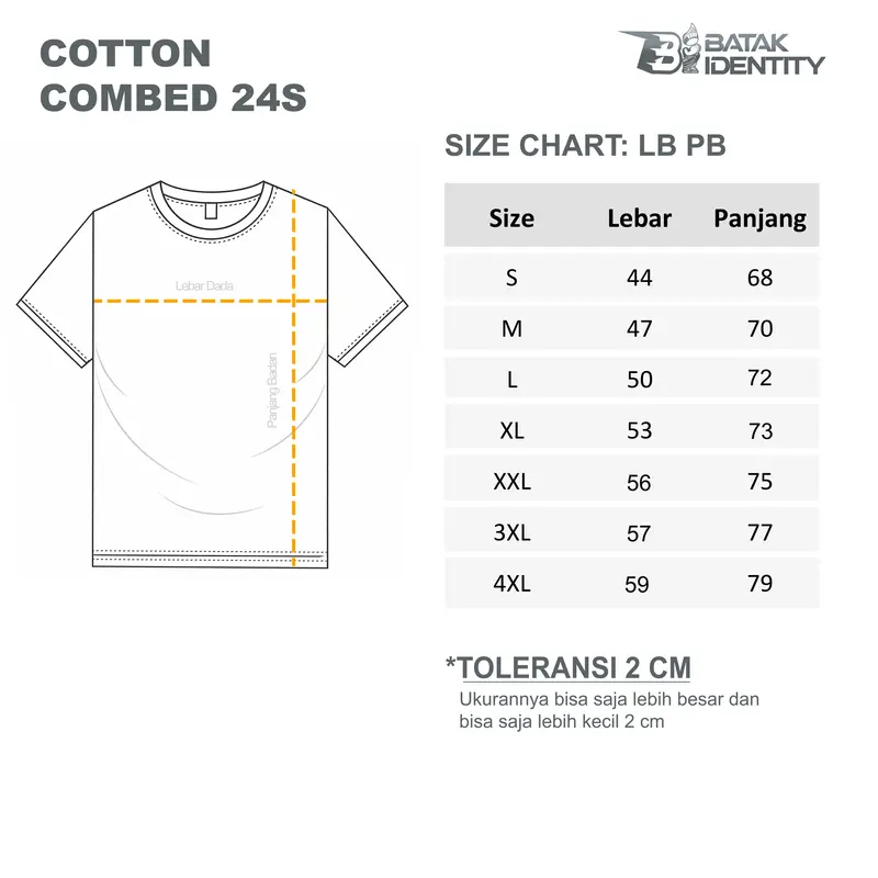 LUBIS - BATAK IDENTITY Kaos Marga Batak Premium 24S Standart Distro 4