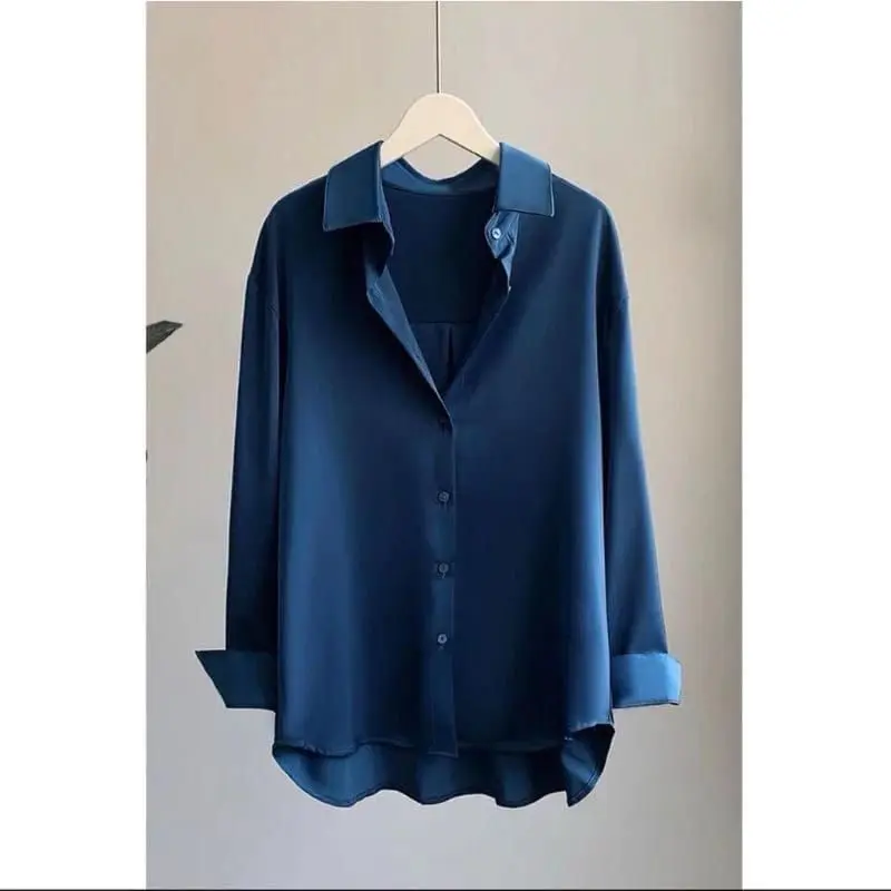 Kemeja Polos Kerja Dingin Bahan Rayon Big Size Ukuran Size S M L XL 2XL 3XL 4XL 4