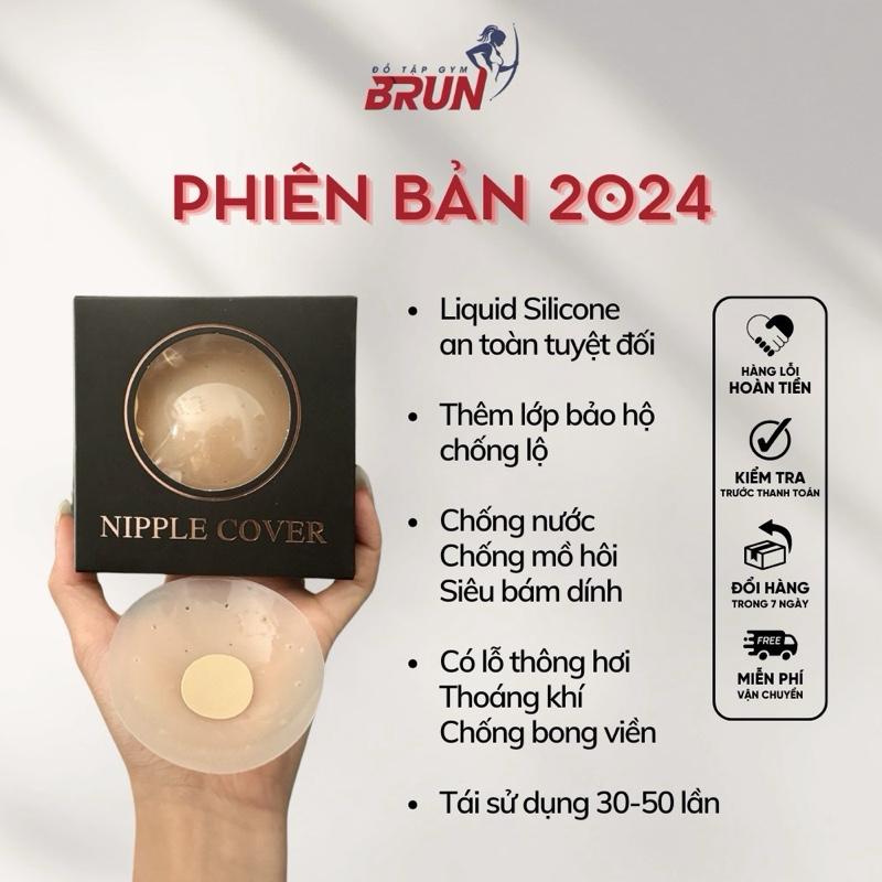  PHỤ KIỆN  Miếng Dán Ngực Phiên Bản 2025 Tròn Đường Kính 8,5cm - Có Lỗ Thông Hơi Thoáng Khí Chống Bong Viền - Tái Sử Dụng 30 Đến 50 Lần - BRUN 