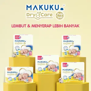 [1 PACK] MAKUKU Diapers Dry Care NB/S/M/L/XL/XXL