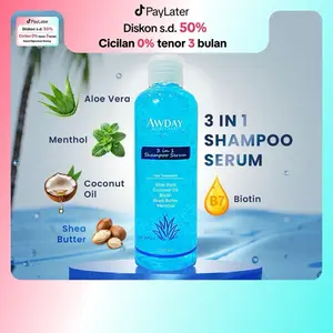 FYC - Awday 3in1 Shampoo Serum Hair Treatment BPOM Conditioner Haircare