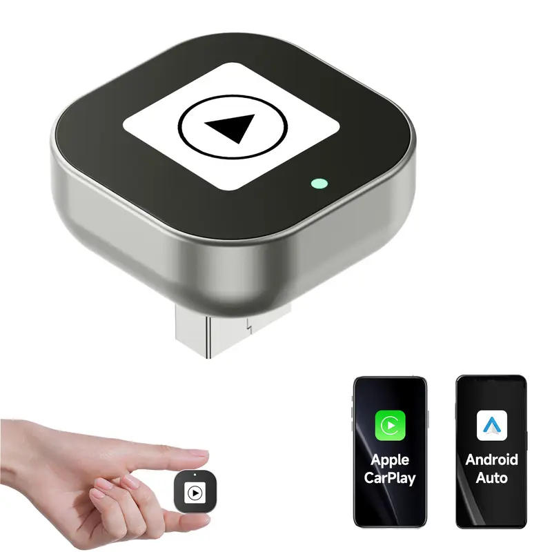 Spedal 2025 latest wireless CarPlay adapter for iPhone/Android - fast connection, wired CarPlay connection conversion, no latency, voice-activated 1