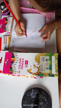 Product Review of 【6 kotak RM10】12pcs Kids Children Colour Color Pencil Pensil Warna Office Pensel Stationery from M**t E**a c**t 3