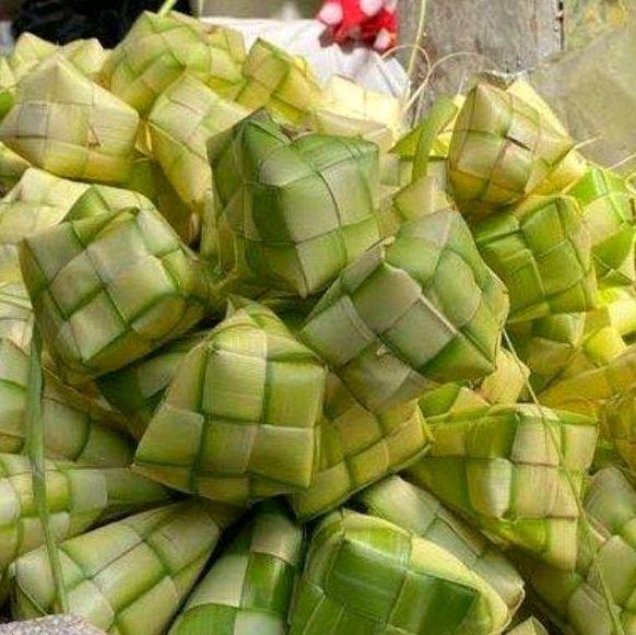 Cangkang ketupat - Jual cangkang ketupat kosong segar paket 10 pcs 3
