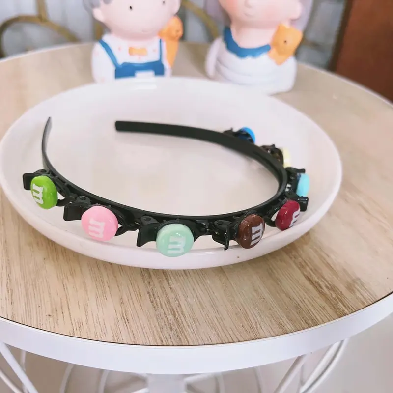 Bando Jepit Fashion Rambut 2in1 Aksesoris Rambut Wanita Anak Dewasa Lucu Karakter BND05 Plastik 5
