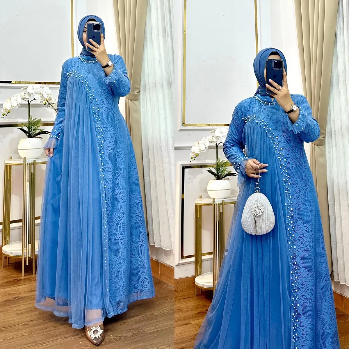 dress ozias matt brukat mix tilee full puring