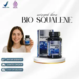 Bio Squalene Softgel Minyak Hati Ikan Hiu Omega 3, 6, 9 Fish Oil Asli 100% Original