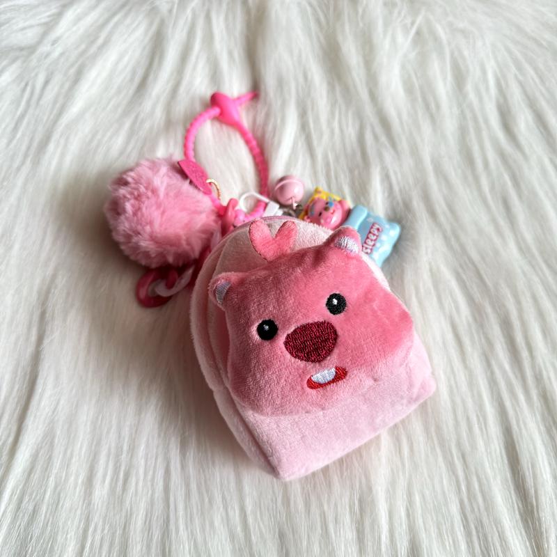 SP - Pouch Coin Gantungan Tas Loopy Pink 1