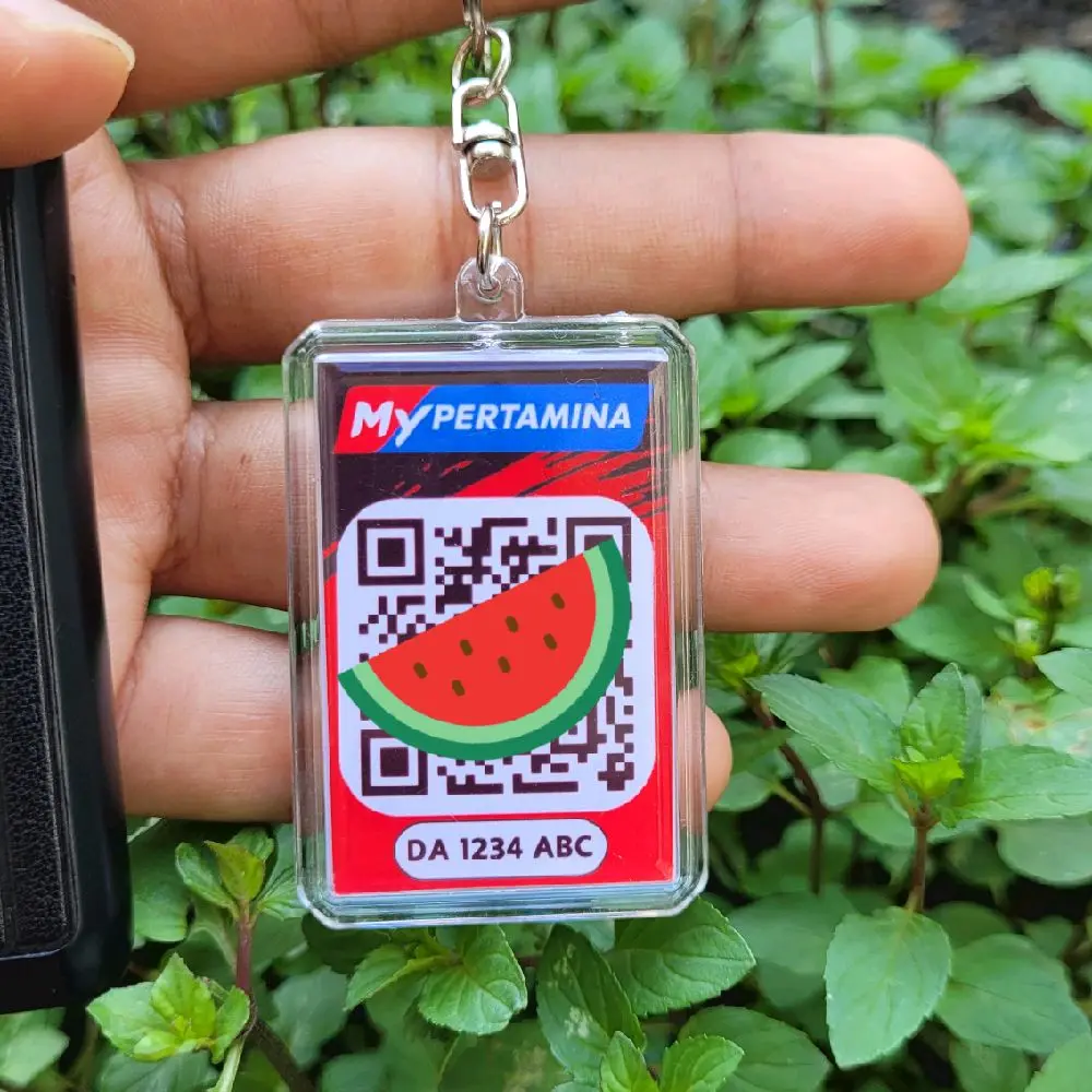 [ TANPA PO 1 HARI JADI] BARCODE MYPERTAMINA MY PERTAMINA GANTUNGAN KUNCI VIRAL PRAKTIS