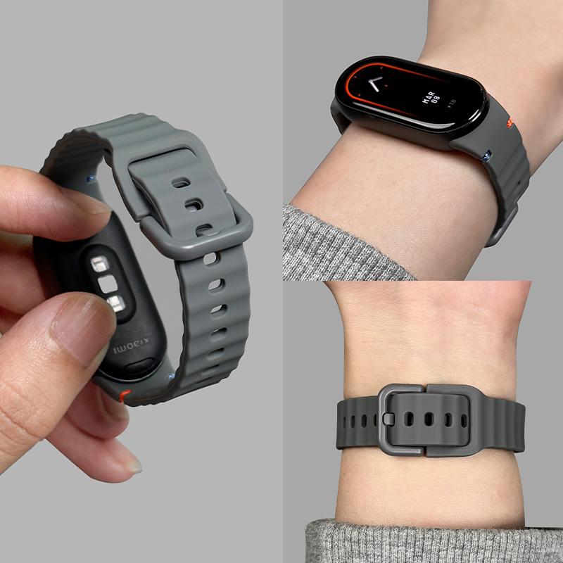 Đồng Hồ Thể Thao Thông Minh Silicon, Thích Hợp Cho Xiaomi Wristband 10 / 9 / 8nfc, Thay Thế Xiaomi, Phụ Kiện Nam Và Nữ Cao Cấp