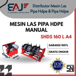 MESIN LAS PIPA HDPE MANUAL BUTT FUSION WELDING MACHIN SHDS 160 L 4 CLAMP
