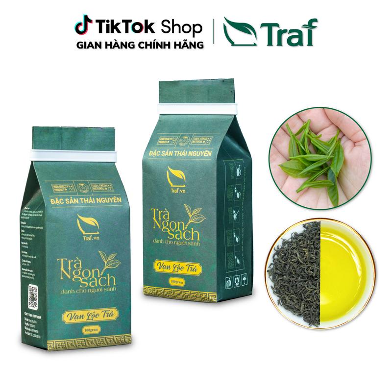 200G Trà Nõn Tôm Thái Nguyên Hảo Hạng, Vạn Lộc Trà, Trà Thái Nguyên, Túi Kraft