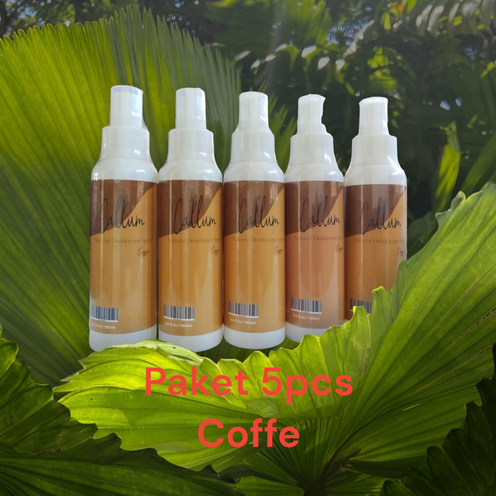 Paket 5pcs Deodorant Spray Callum For men Penghilang Bau Ketiak Tawas,khusus laki laki tawas anti bakteri hook  deodorant natural