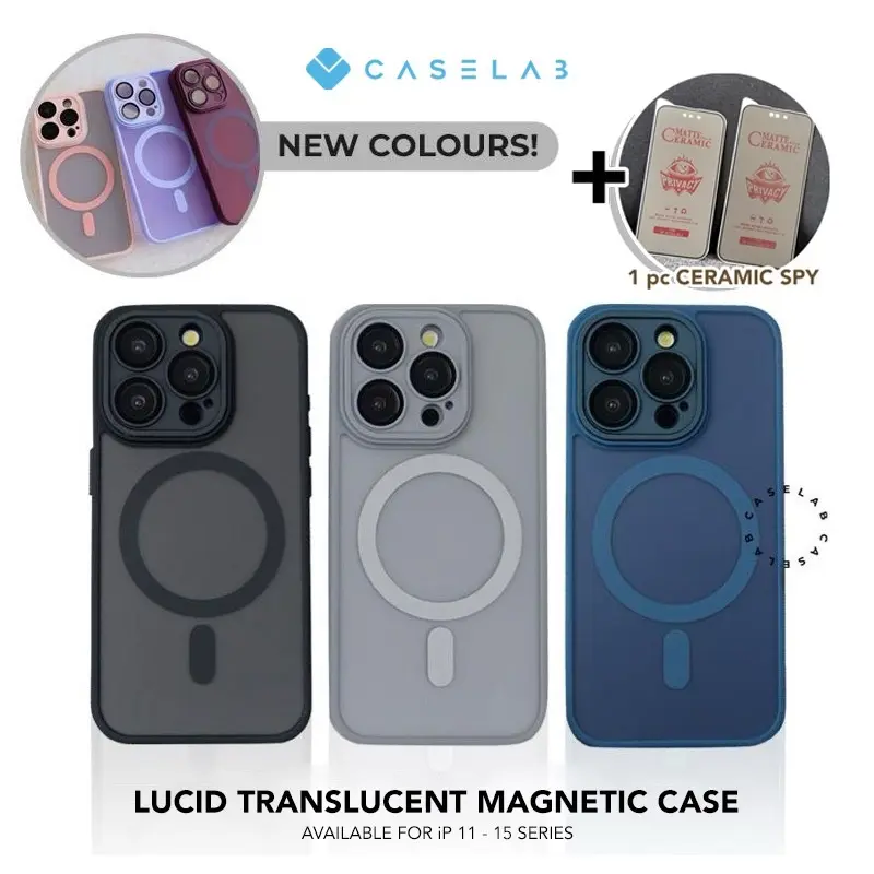 Casing pelindung handphone ! LUCID HYBRID CAMERA LENS PROTECT MAGNETIC CASE COMPATIBLE FOR IP 16 PROMAX 16 PRO 16 PLUS 16 15 PROMAX 15 PRO 15 PLUS 15 14 PROMAX 14 PRO 14 13 PROMAX 13 PRO 13 12 PROMAX 12 PRO 12 11 PROMAX 11 11PRO SOFTCASE CASING