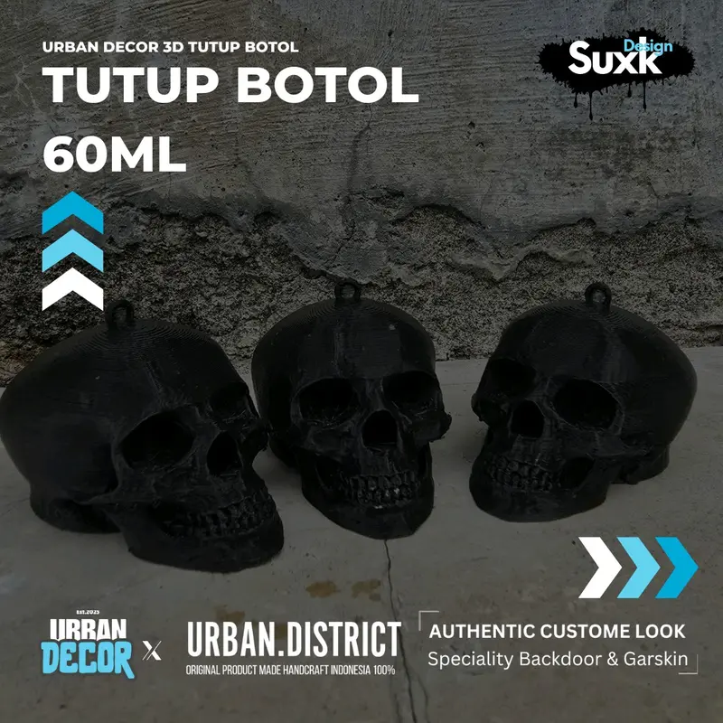 URBAN Decor 3D Tutup Botol 60Ml 3D Design By URBAN DISTRICT 0