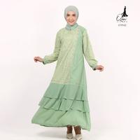 Gambar GAMIS OZIAS SIFON CERUTY 03942 LD 105 I Gamis Brisemade I Gamis Wisuda Muslimah Mutiara Nyaman - coklat dari Ozias.id Kota Administrasi Jakarta Barat 1 Tokopedia
